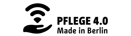 Logo Pflege 4.0 Made in Berlin