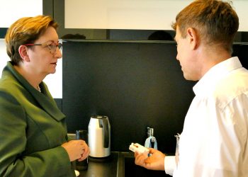 13. Juli 2023 Besuch von Klara Geywitz, Bundesministerin für Wohnen, Stadtentwicklung und Bauwesen